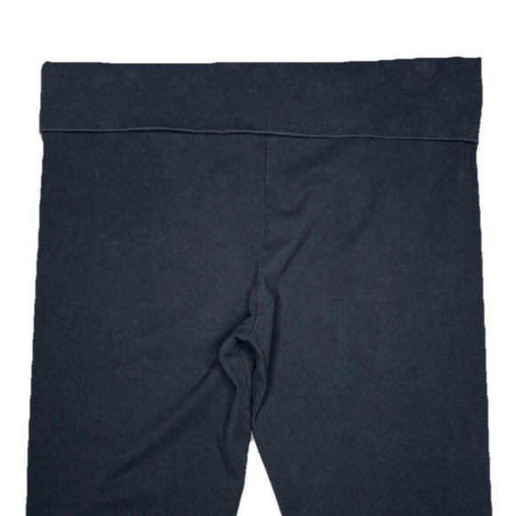 Victorias Secret Fold Over Ankle Leggings Womens LG Black Yoga Pants Y2K Workout - Picture 5 of 6